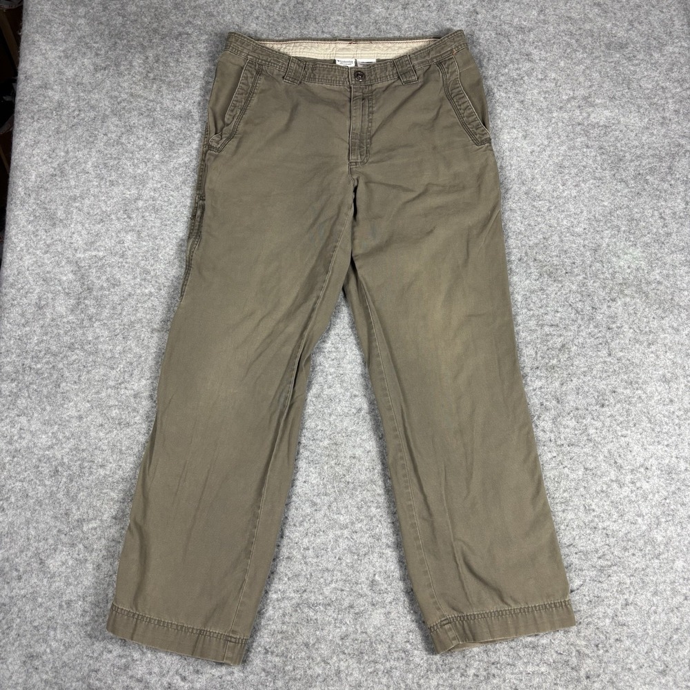 Columbia Chino Pants Mens 34/32 Brown Relaxed Fit Outdoors Casual‎